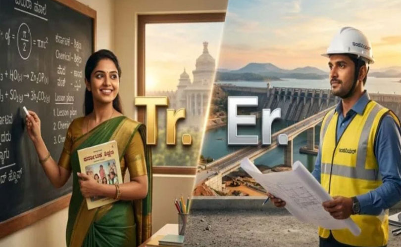 എഞ്ചിനീയർമാർക്ക് ‘Er.’, അധ്യാപകർക്ക് ‘Tr.’ — രണ്ട് പുതിയ ഉപസർഗ്ഗങ്ങൾക്ക്  കർണാടകയുടെ അംഗീകാരം